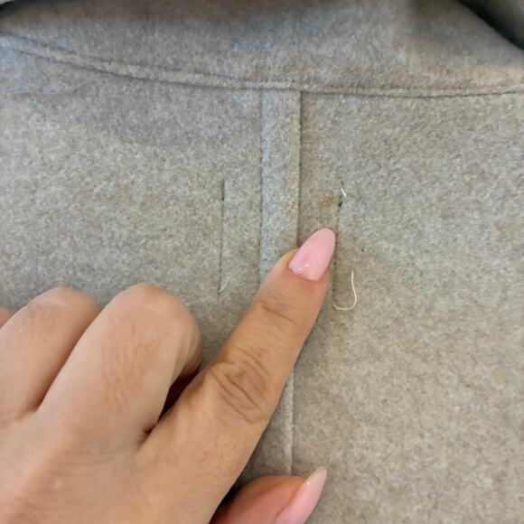 Zara Tan Lapel Collar Coat Large - Picture 11 of 13